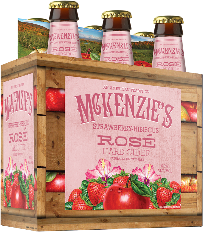 Mackenzies Strawberry Hibiscus Rose Cider