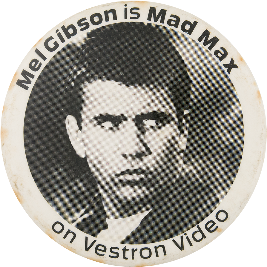 Mad Max Vestron Video Promotional Sticker