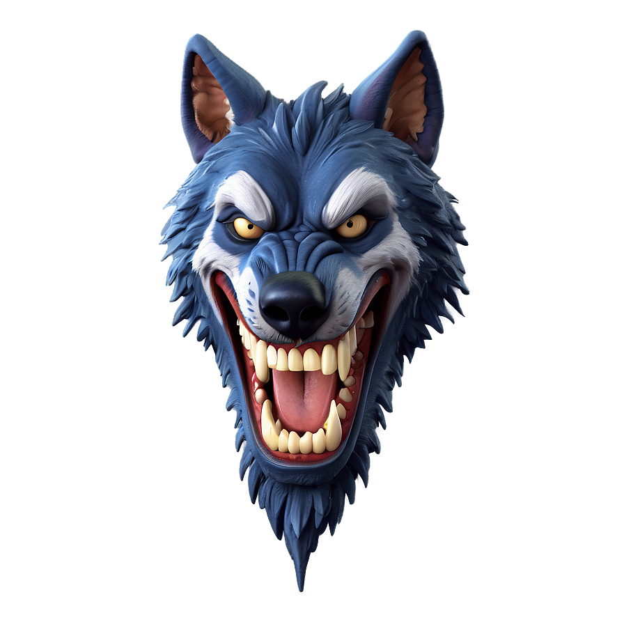 Mad Wolf Cartoon Png Ifb74