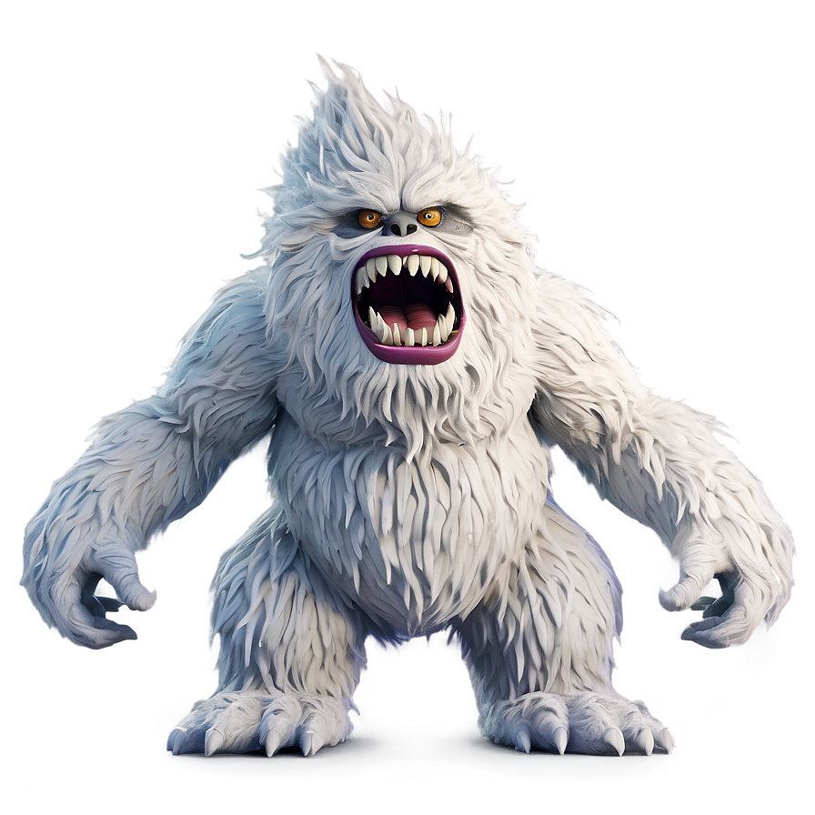 Mad Yeti Snow Monster Png 06112024