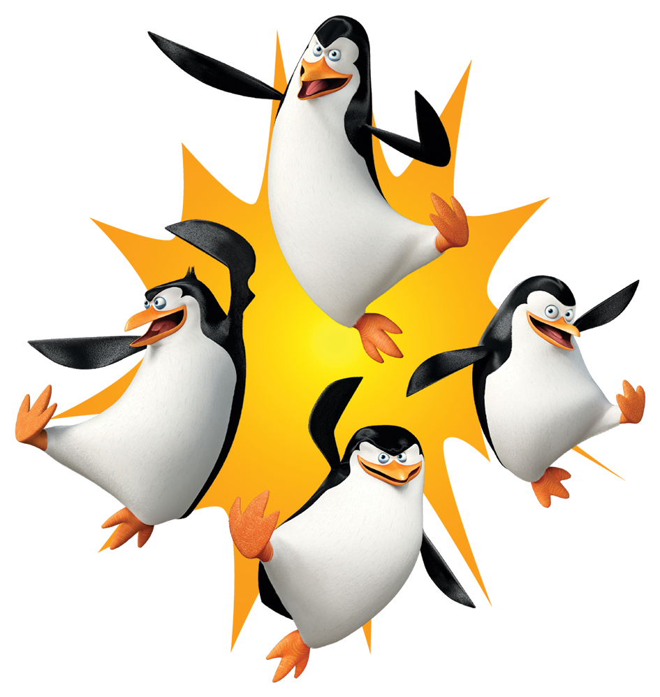 Madagascar Penguins Animated Characters