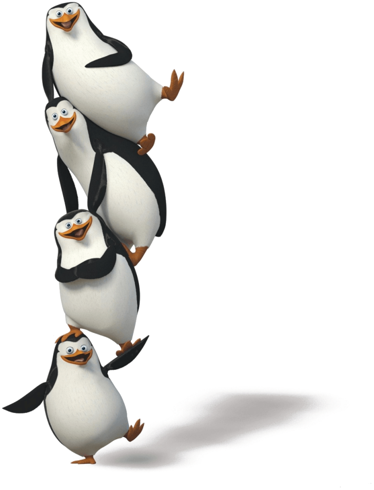 Madagascar Penguins Happy March