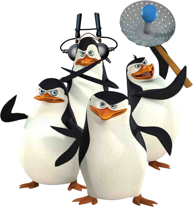 Madagascar Penguins Team Portrait