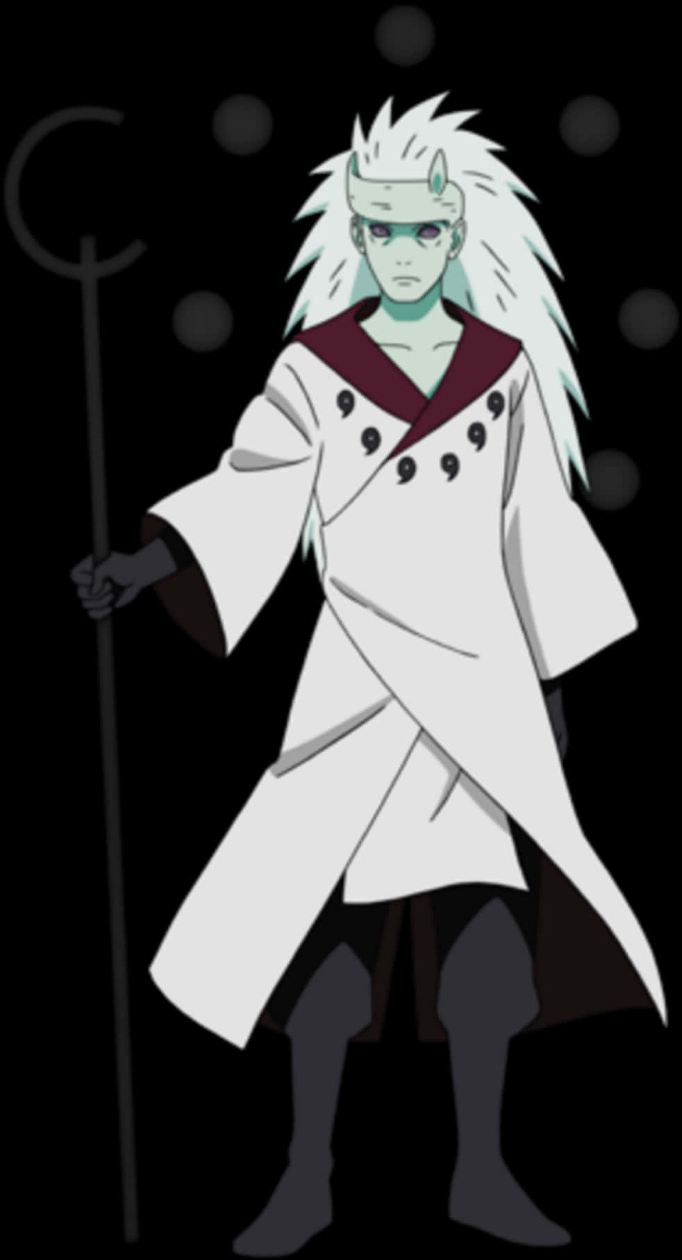 Madara_ Uchiha_ Animated_ Character_ Pose PNG with transparent background