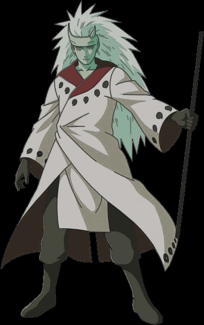 Madara_ Uchiha_ Anime_ Character PNG with transparent background
