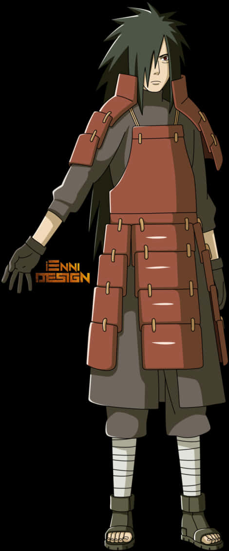 Madara_ Uchiha_ Anime_ Character_ Design PNG with transparent background