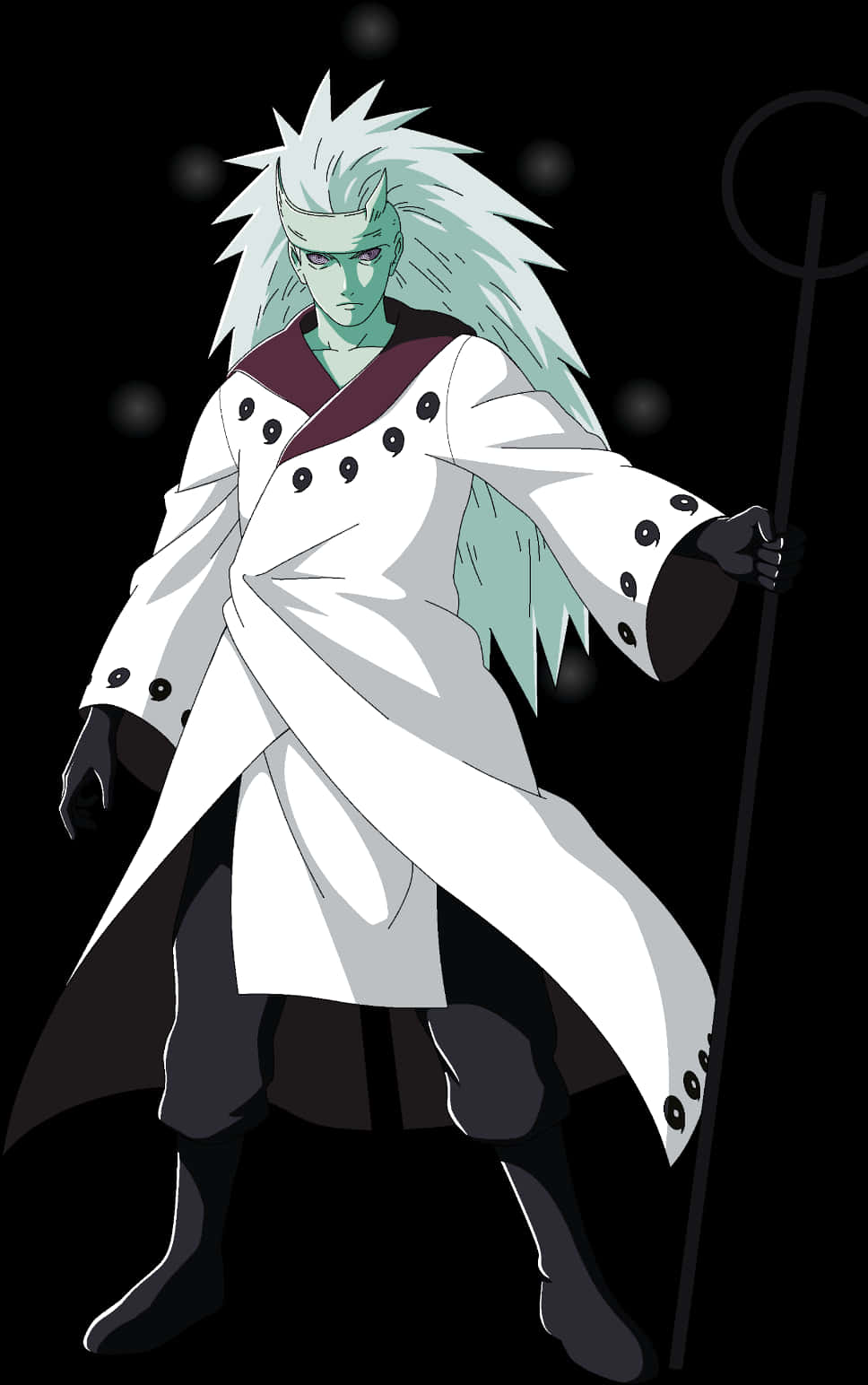 Madara Uchiha Anime Character PNG with transparent background