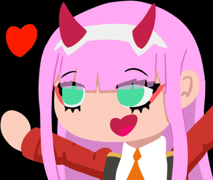 Made Some Zero Two Emotes For My Discord Server - Zero Two Emote Discord PNG with transparent background