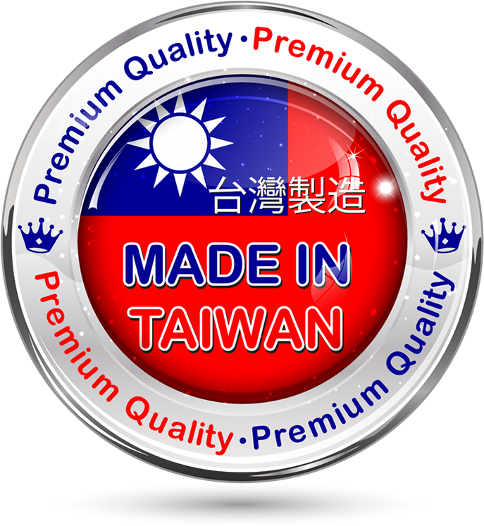 Madein Taiwan Quality Seal