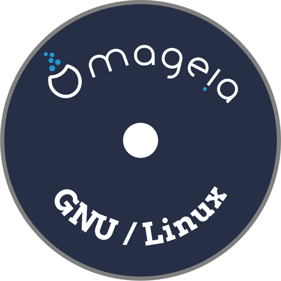 Mageia Linux D V D Label