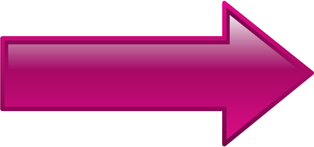 Right, Arrow, Pointing, Purple, Shape, Sign, Symbol - Pink Arrow Right Png, Transparent Png PNG with transparent background