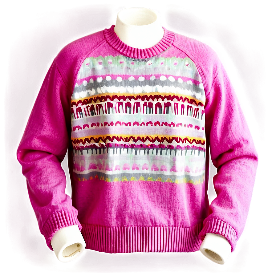 Magenta Pink Sweater Png Kcy95