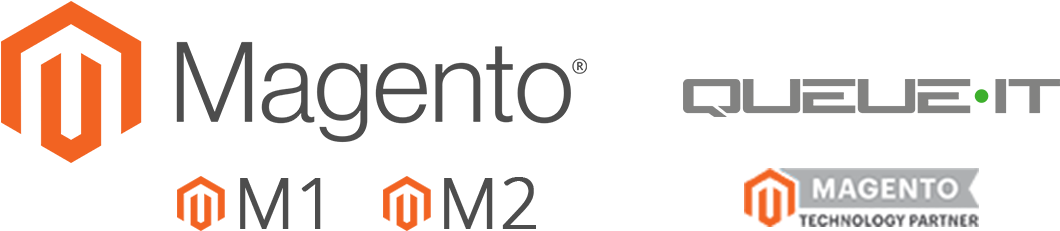 Magento Queue It Partnership Logos