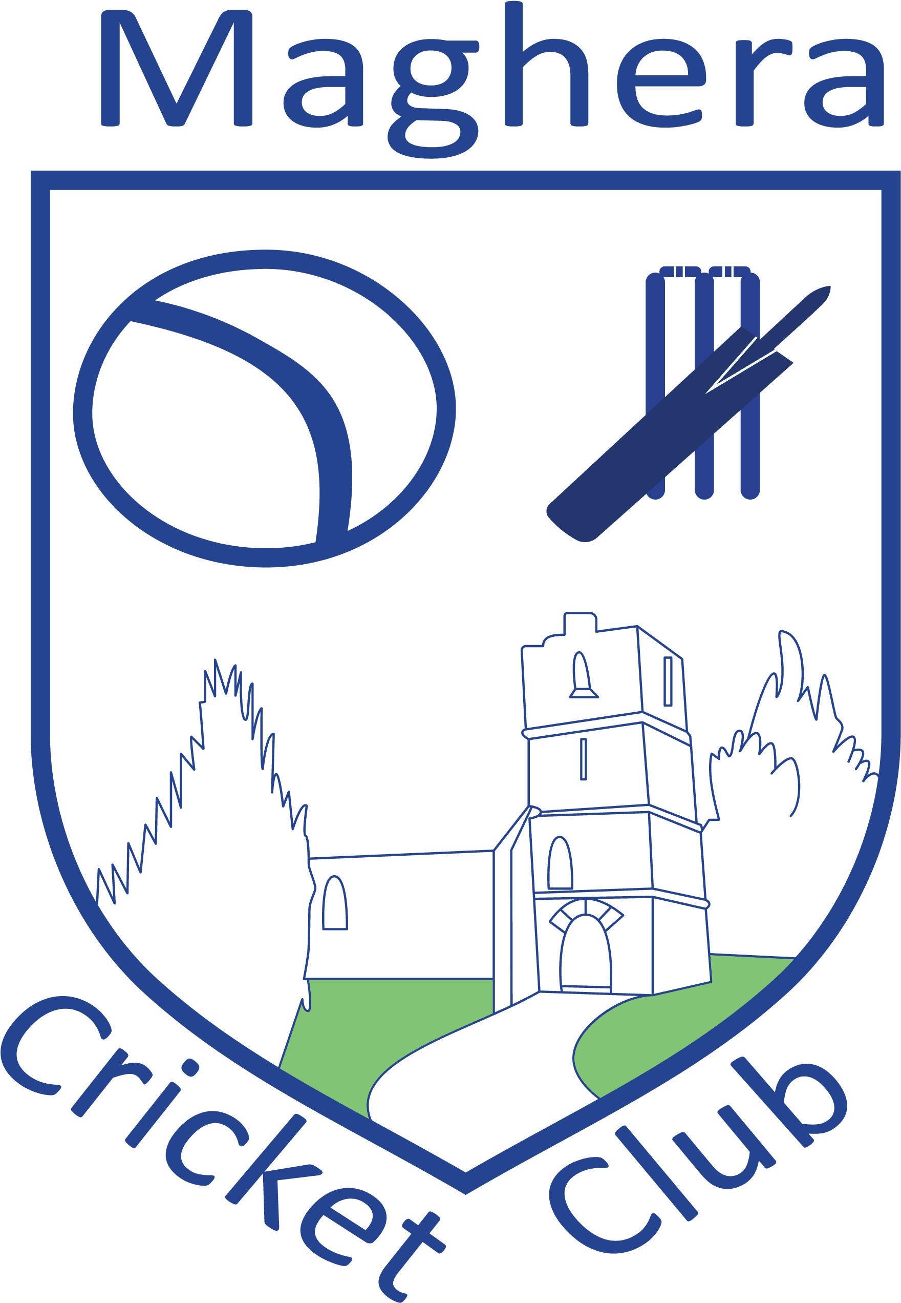 Maghera Cricket Club Logo PNG with transparent background