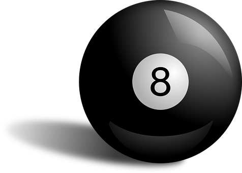 Magic Eight Ball Black Background