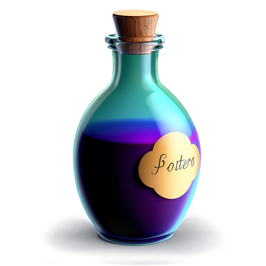 Magic Potion Bottle PNG 05062024 PNG with transparent background