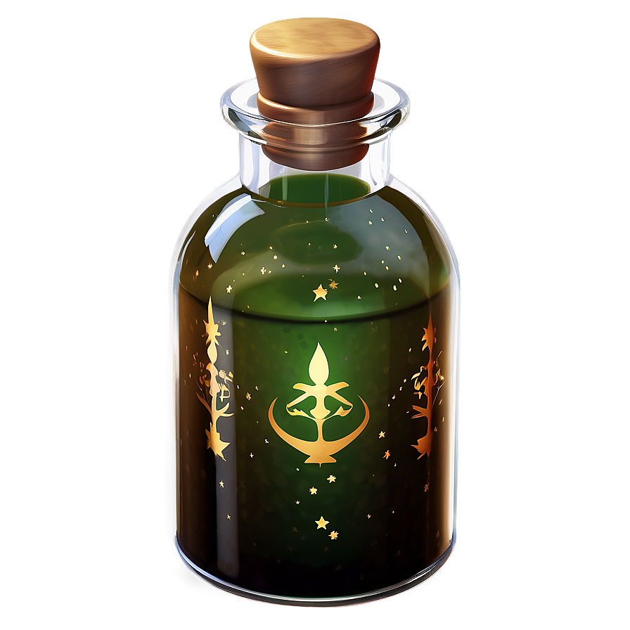Magic Potion Bottle PNG svq PNG with transparent background