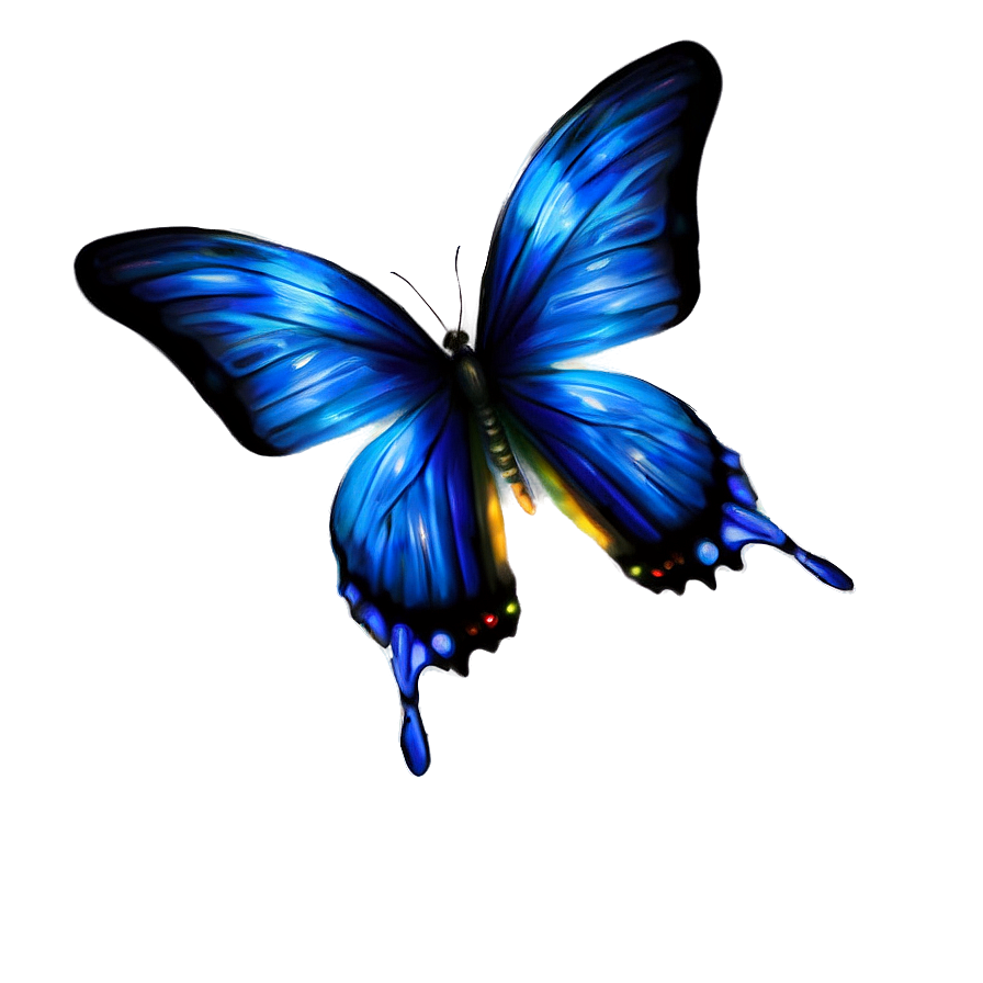 Magical Blue Butterflies Png 52