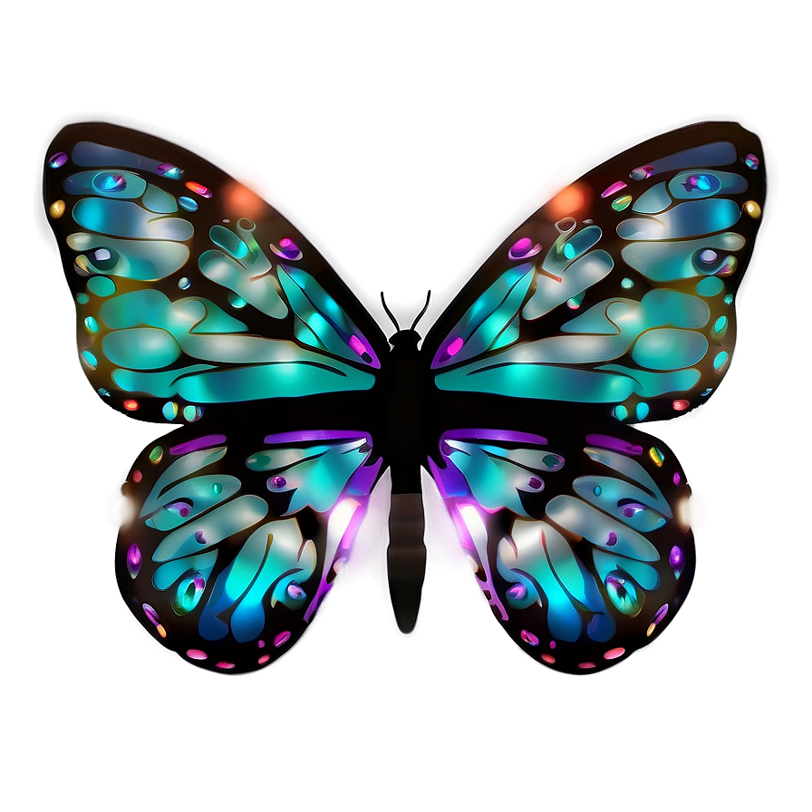 Magical Butterfly Light Png 14