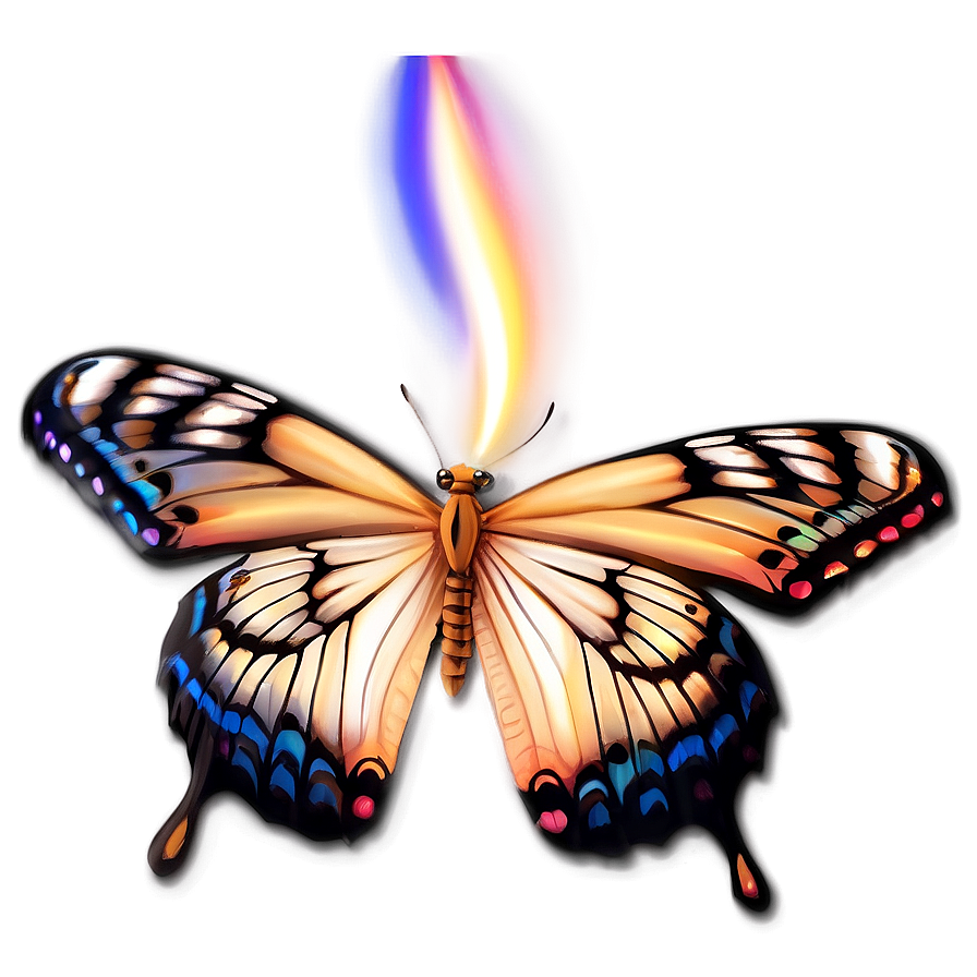 Magical Butterfly Light Png 41