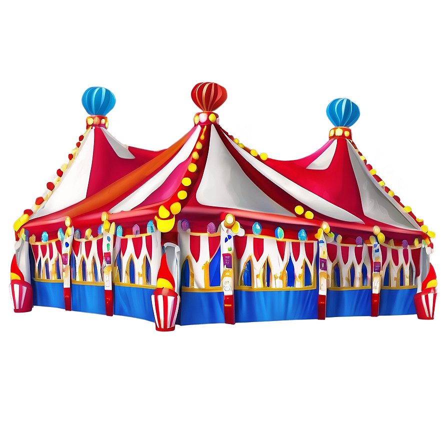 Magical Carnival Tent Setup Png Ktk