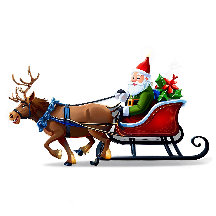 Magical Christmas Sleigh Ride Png Toq86