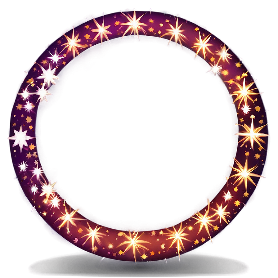 Magical Circle Of Stars Png 06262024