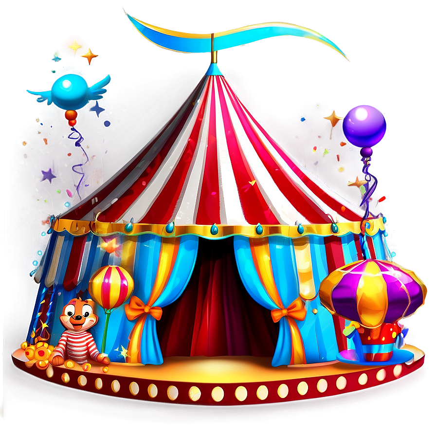 Magical Circus Tent Scene Png 06132024