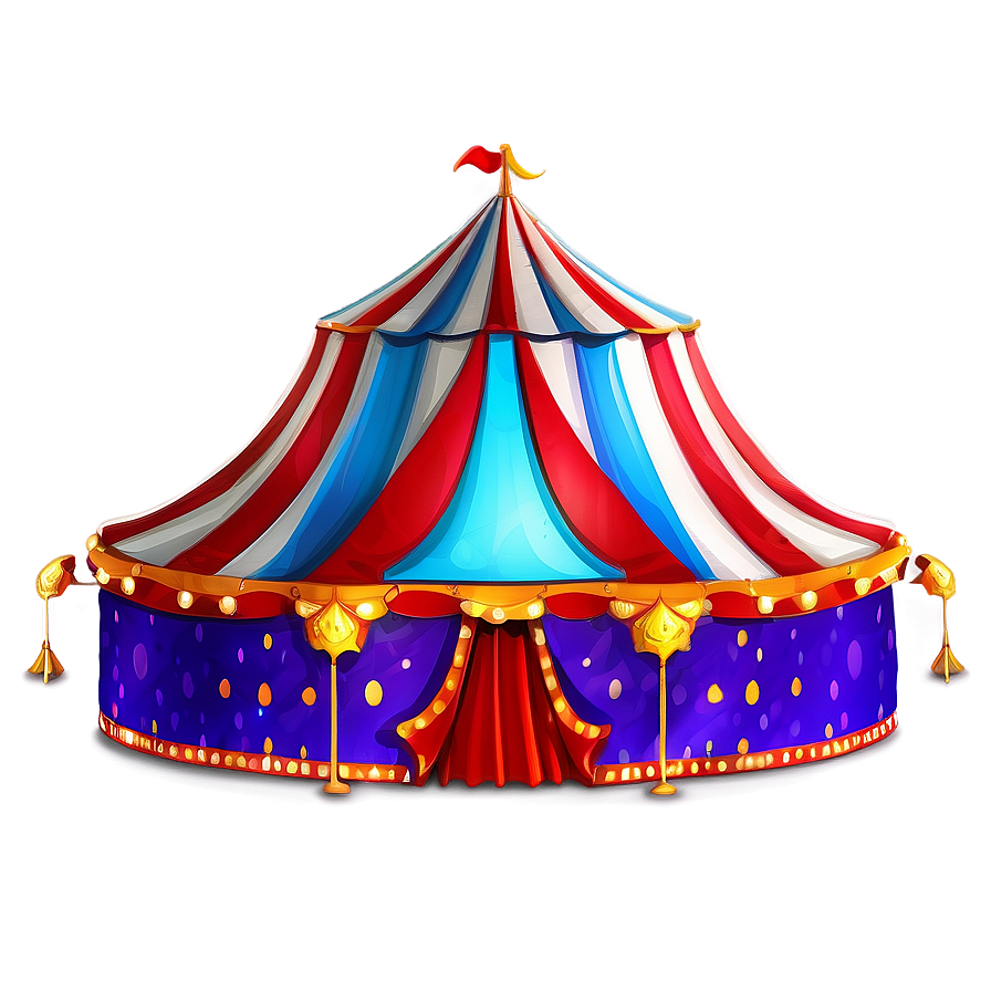 Magical Circus Tent Scene Png Onq49