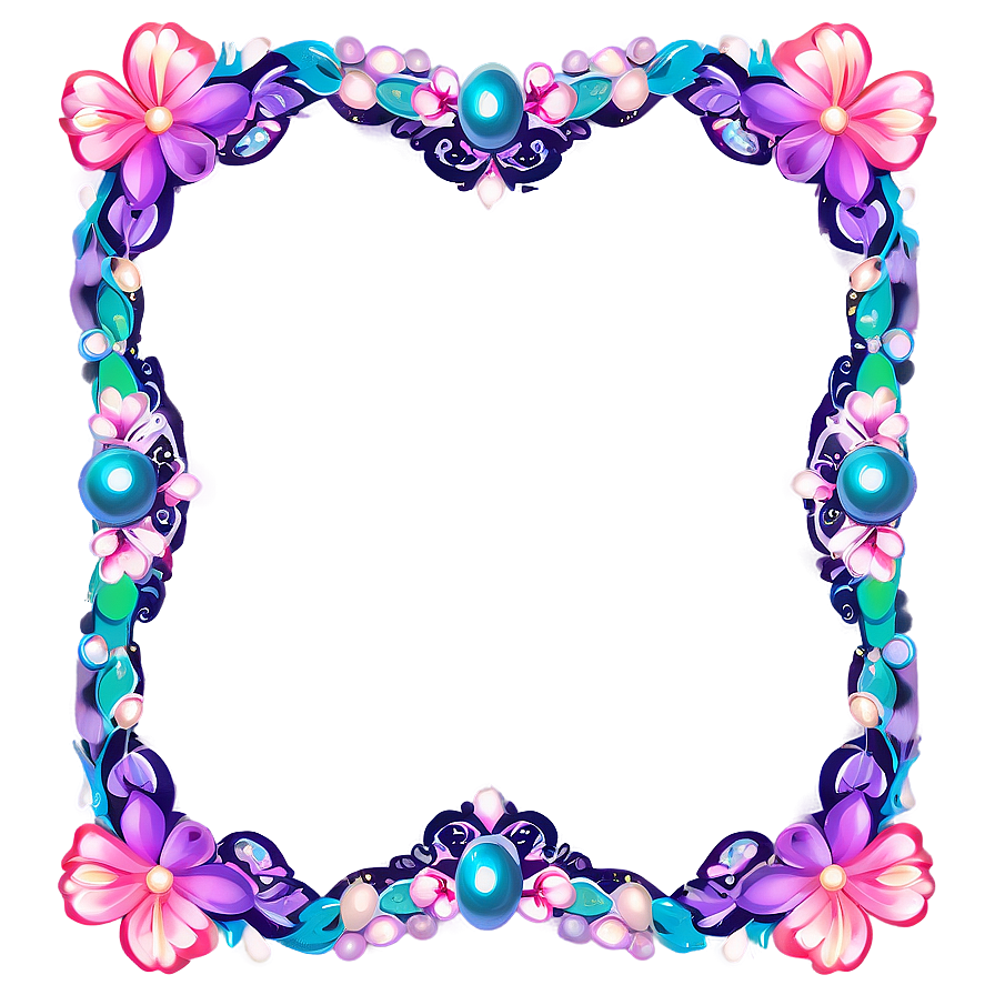 Magical Cute Border Png Udh15