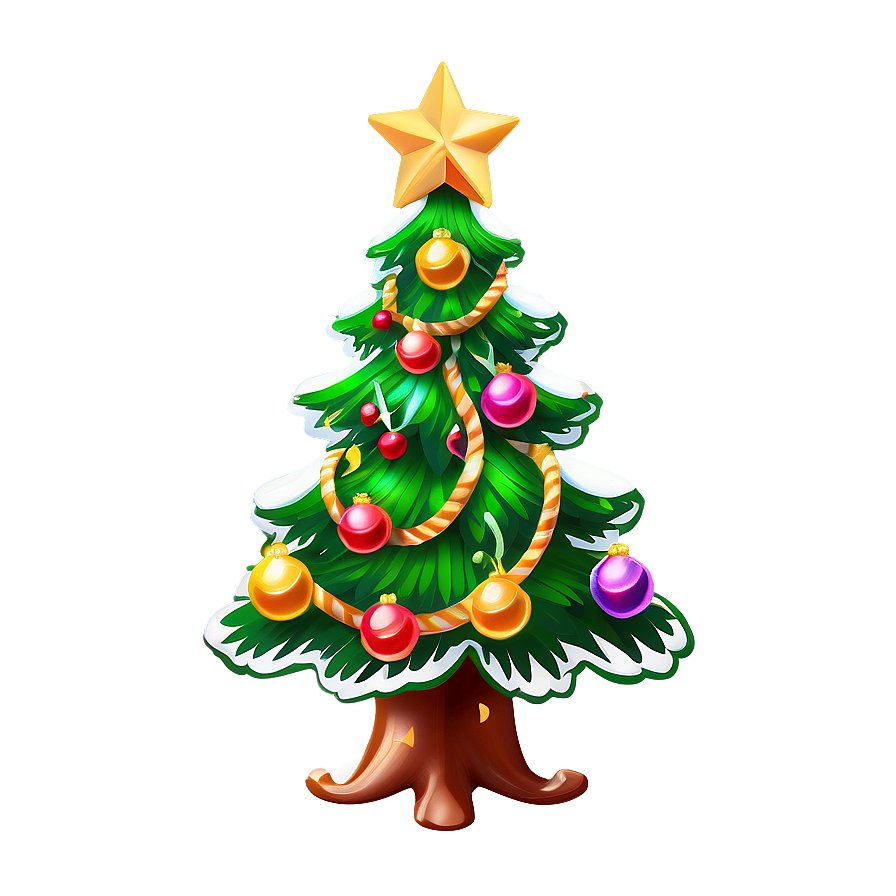 Magical Cute Christmas Tree Png 79