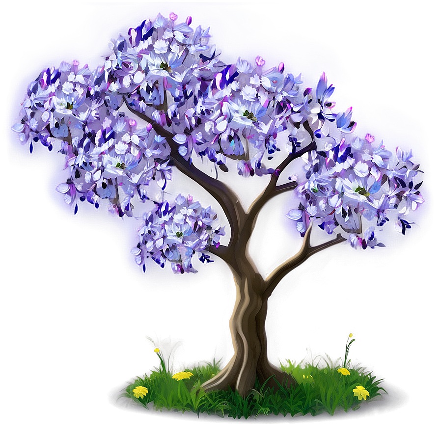 Magical Flower Tree Scene Png Rnb