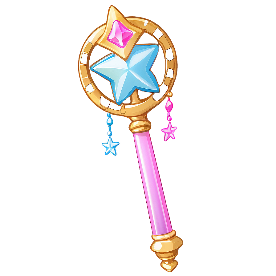 Magical Girl Star Wand Png 42