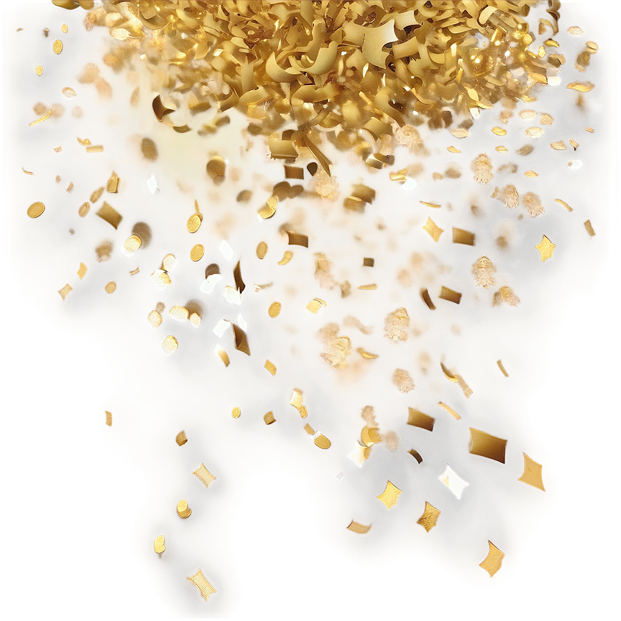 Magical Gold Confetti Png Ces