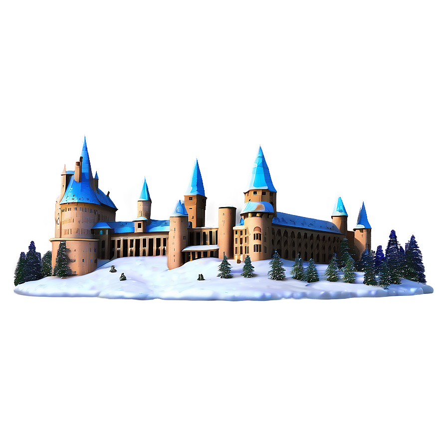 Magical Hogwarts Christmas Png 06252024