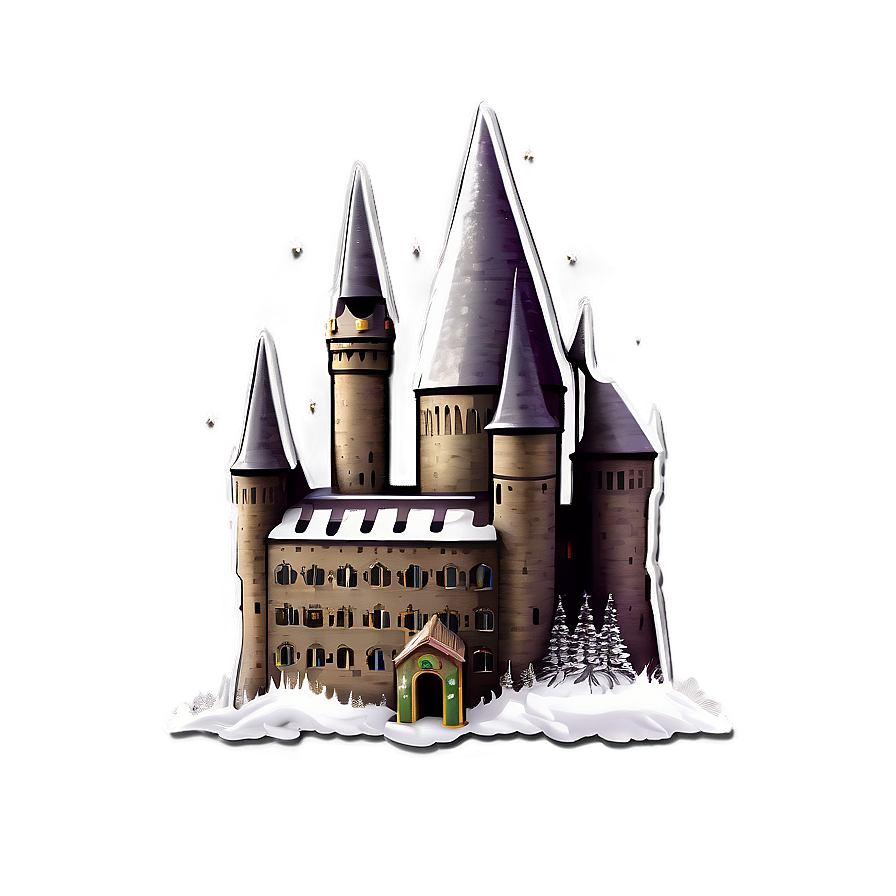 Magical Hogwarts Christmas Png Yjj75