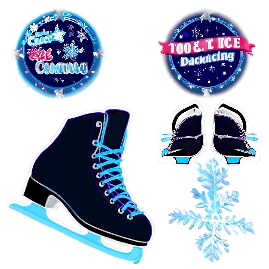 Magical Ice Skating Night PNG 15 PNG with transparent background