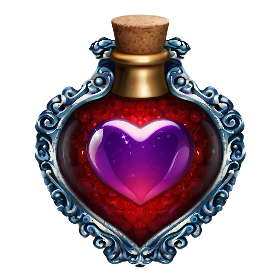 Magical Love Potion Bottle Png 82