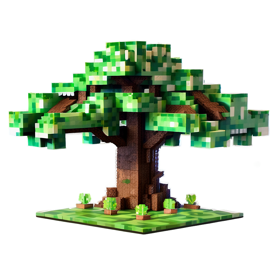 Magical Minecraft Tree Png 21