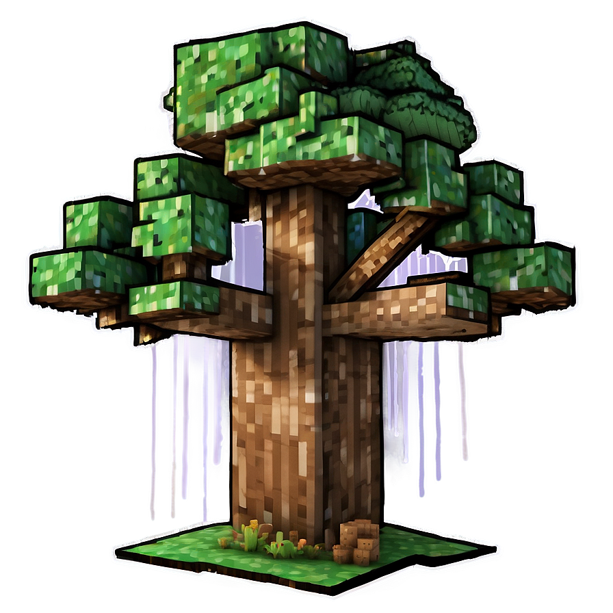 Magical Minecraft Tree Png Uwy