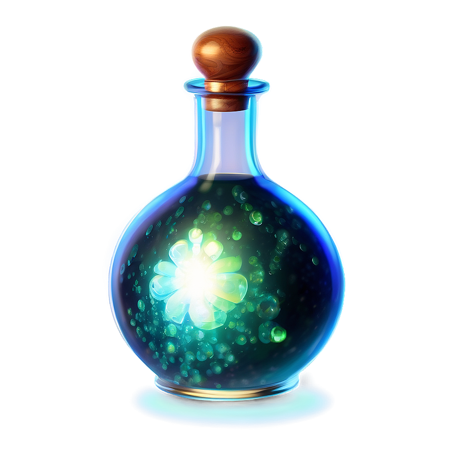 Magical Potion Bottle Png 05242024