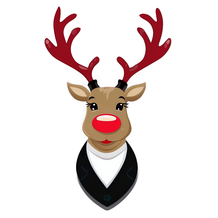 Magical Reindeer Face Png Qdw20