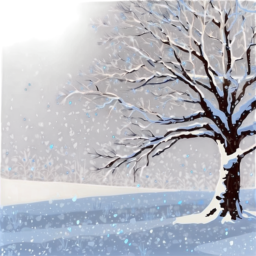 Magical Snowfall Night Png Fxr86