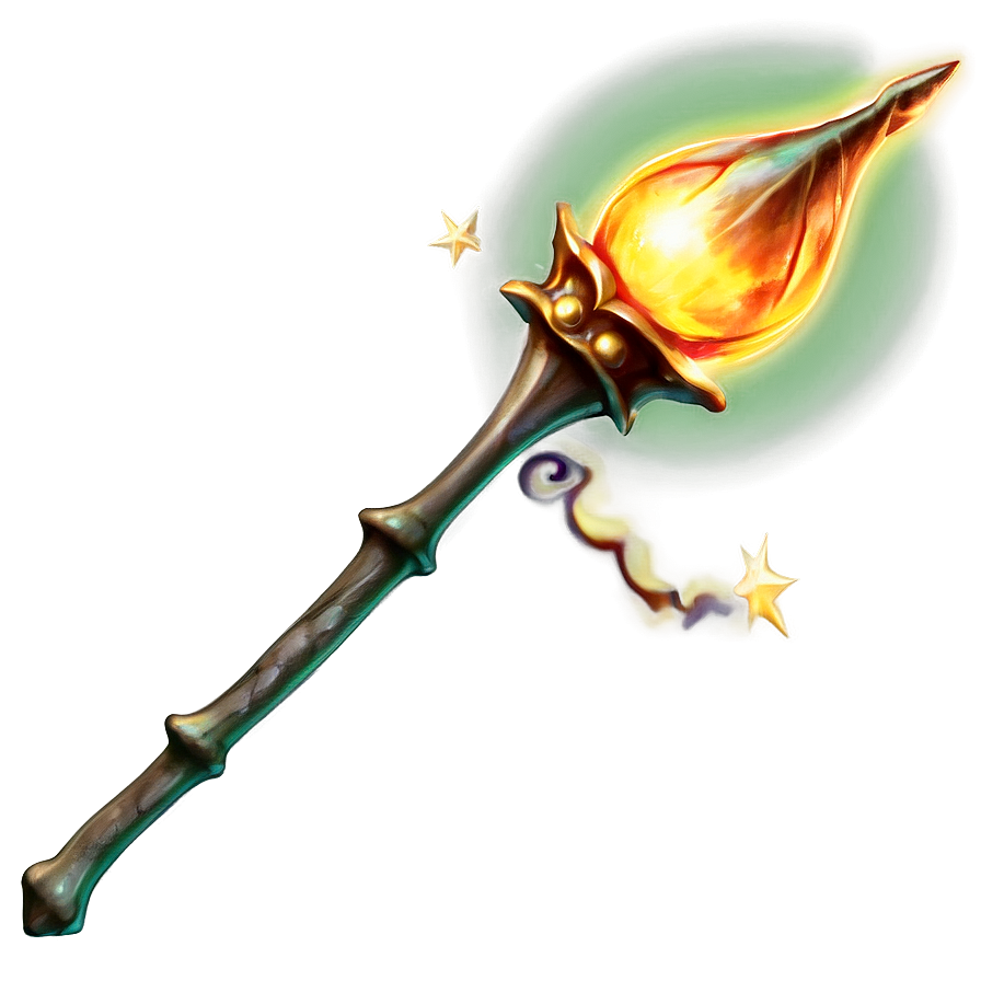 Magical Staff Wand Png Lqu14