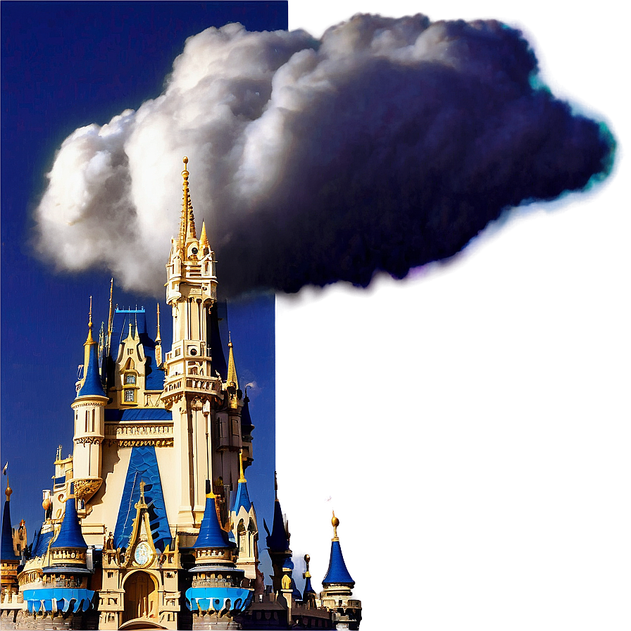 Magical Storm Cloud Magic Kingdom Png Dgp