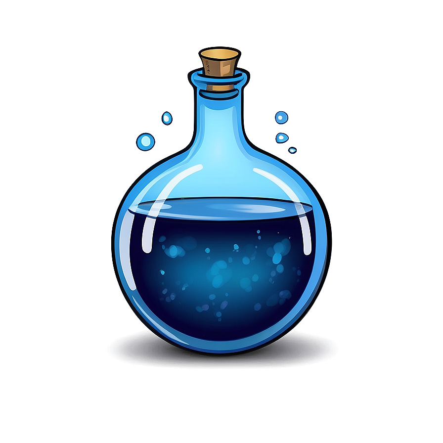 Magical Water Potion Cartoon Png 42