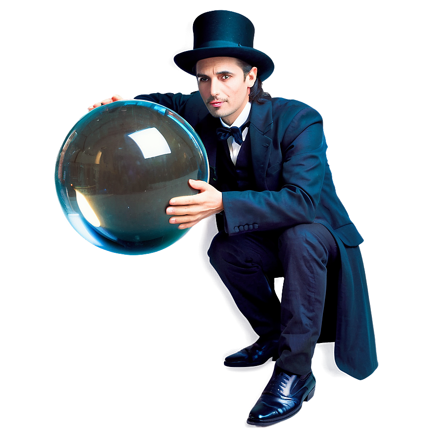 Magician With Crystal Ball Png Quq40