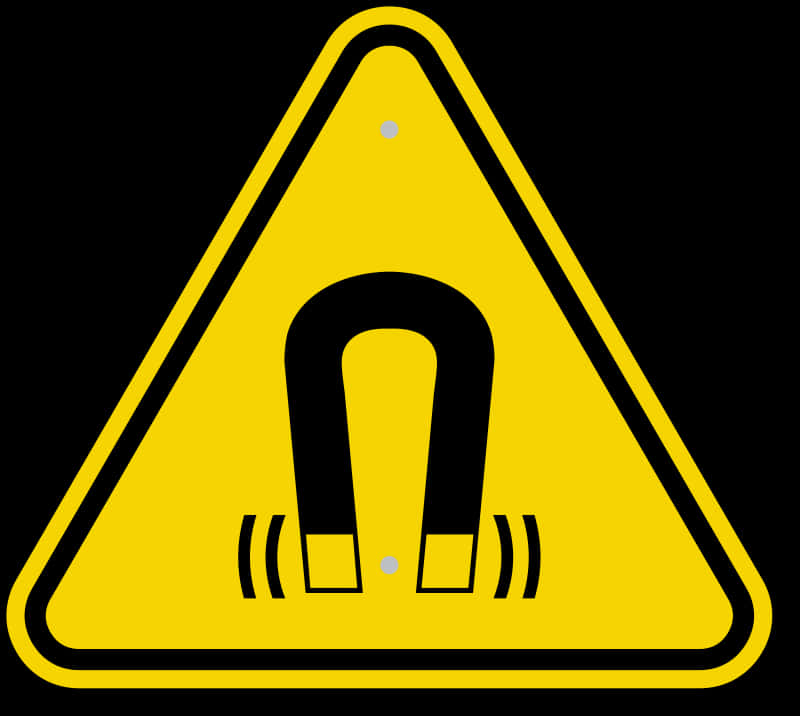 Magnetic Field Warning Sign