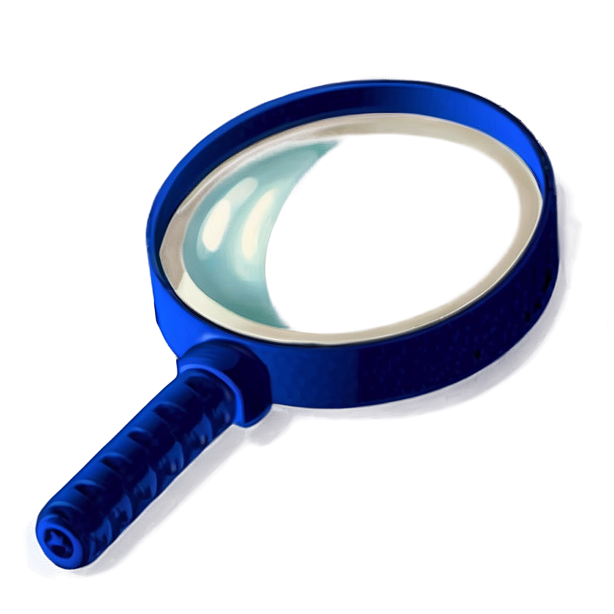 Magnifying Glass On Paper Png 79