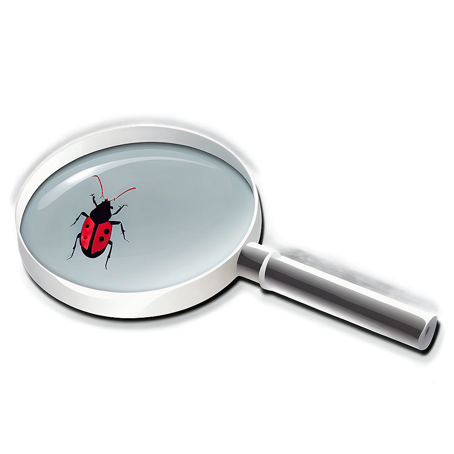 Magnifying Glass With Bug Png 05042024